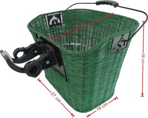 Kosz przód na klik CMR-BC195G zielony (trawa morska) 2