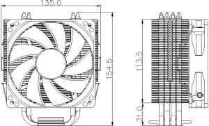 Chłodzenie CPU Deepcool Gammaxx 400 (DP-MCH4-GMX400) 9