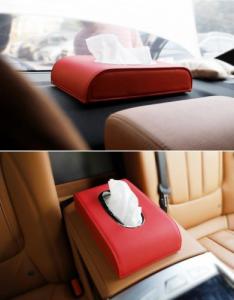 Gold Start Pudełko na chusteczki do samochodu, Kolor: Beżowy 2