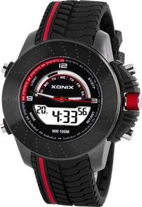 Zegarek Xonix Xonix Męski zegarek sportowy, wielofunkcyjny, dual time, alarm, podświetlenie, WR 100 m 1