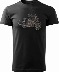Topslang Koszulka motocyklowa na motor Harley Road King męska czarna REGULAR r. XL 1