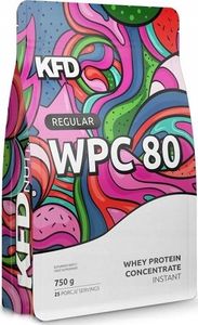 Kfd KFD Regular + WPC 80 (Koncentrat białka serwatkowego 750g Czekoladowy 1