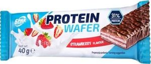 6PAK Nutrition 6PAK Nutrition Protein Wafer (Wafelek białkowy 12g BIAŁKA) 40g Truskawka 1