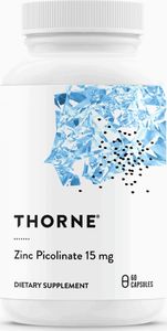 Thorne THORNE Zinc Picolinate (Pikolinian Cynku) - 15mg 60 kapsułek wegetariańskich 1