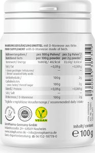 Zein Pharma ZEIN PHARMA D-Mannose Powder (D-Mannoza) 100g 2