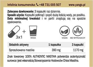 Yango YANGO Mastika 60 Kapsułek wegetariańskich 2