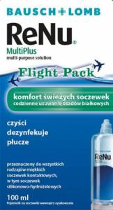 Bausch & Lomb  Płyn do soczewek miękkich Multiplus Flightpack 100 ml 1
