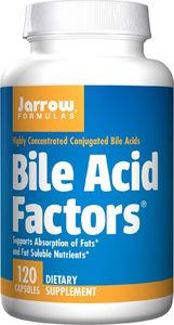 JARROW FORMULAS Bile Acid Factors Kwasy Żółciowe 120 kapsu 1
