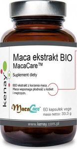 Kenay Maca ekstrakt BIO MacaCare 60 kapsułek KENAY 1