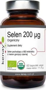 Kenay BIO Selen 200 mcg 60 kapsułek KENAY 1