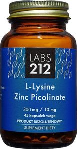 Labs212 L-Lysine Zinc Picolinate Lizyna i Cynk 45 kapsułek LABS212 1