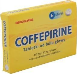 Medicofarma Coffepirine na ból 6 tabletek 1