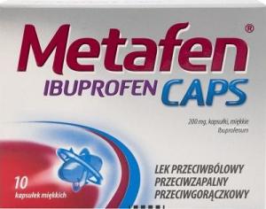 Polpharma Metafen Ibuprofen Caps 10 kapsułek 1