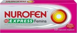 Reckitt Benckiser Nurofen Femina 10 kapsułek 1