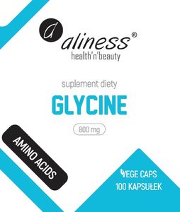 Aliness ALINESS Glycine 800mg (Glicyna) 100 Kapsułek wegańskich 2