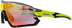 Casco Okulary sportowe CASCO SX-34 Carbonic black/yellow red mirror 1