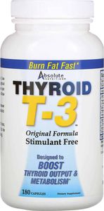 Absolute Nutrition Absolute Nutrition Thyroid T3 (Zdrowa tarczyca) 180 Kapsułek 2
