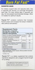 Absolute Nutrition Absolute Nutrition Thyroid T3 (Zdrowa tarczyca) 180 Kapsułek 3