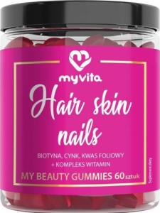 MYVITA MyVita Żelki Włosy, skóra, paznokcie z pektyny cytrusowej 60 sztuk 1