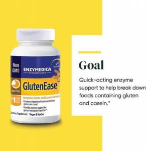 Enzymedica ENZYMEDICA GlutenEase (Nietolerancja Glutenu i Kazeiny) 60 Kapsułek 2