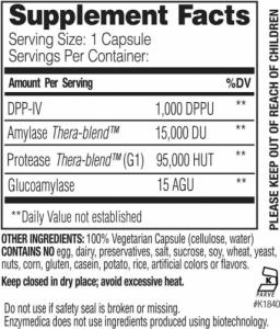 Enzymedica ENZYMEDICA GlutenEase (Nietolerancja Glutenu i Kazeiny) 60 Kapsułek 3
