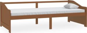 vidaXL 3-osobowa sofa/łóżko, miodowy brąz, sosnowa, 90 x 200 cm 2