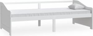 vidaXL 3-osobowa sofa/łóżko, biała, drewno sosnowe, 90 x 200 cm 2