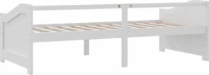 vidaXL 3-osobowa sofa/łóżko, biała, drewno sosnowe, 90 x 200 cm 5