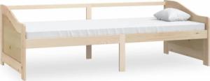 vidaXL 3-osobowa sofa/łóżko, lite drewno sosnowe, 90 x 200 cm 2