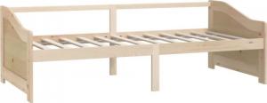 vidaXL 3-osobowa sofa/łóżko, lite drewno sosnowe, 90 x 200 cm 3