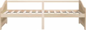 vidaXL 3-osobowa sofa/łóżko, lite drewno sosnowe, 90 x 200 cm 4