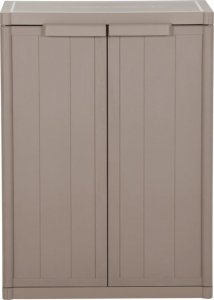 Szafa ogrodowa vidaXL Szafka ogrodowa, brązowa, 65x45x88 cm, PP 2