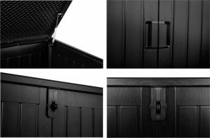 Skrzynia ogrodowa Plonos 757 l Czarny 15