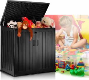 Skrzynia ogrodowa Plonos 757 l Czarny 8