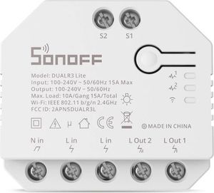 Sonoff Inteligentny przełącznik Sonoff Dual R3 Lite 3