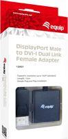 Adapter AV Equip DisplayPort - DVI-I czarny (133431) 2