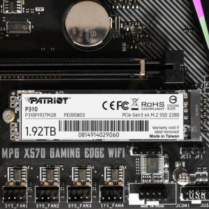 Dysk SSD Patriot P310 1.92TB M.2 2280 PCI-E x4 Gen3 NVMe (P310P192TM28) 6