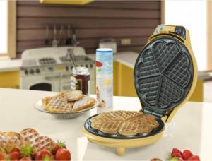 Gofrownica Bestron Bestron waffle maker ASW217V 700W yellow - vanilla 3