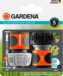 Gardena GARDENA Hose Connector Set 19mm (3/4) (grey/orange) 1