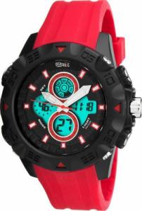 Zegarek Oceanic Oceanic Duży zegarek sportowy, LCD + Analog, podświetlenie, antyalergiczny, WR 100 m 10