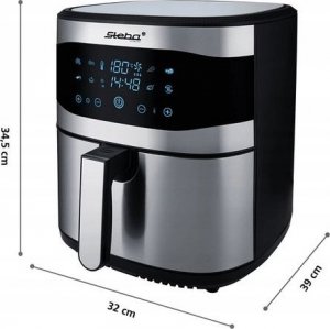 Frytkownica beztłuszczowa Steba HF 8000 Family, hot air fryer (stainless steel/black) 5
