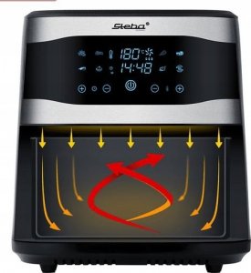 Frytkownica beztłuszczowa Steba HF 8000 Family, hot air fryer (stainless steel/black) 6