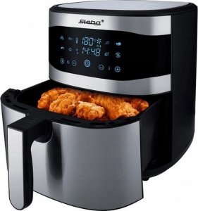 Frytkownica beztłuszczowa Steba HF 8000 Family, hot air fryer (stainless steel/black) 8