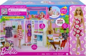 Barbie Kompaktowy domek + lalka (HCD48) 1