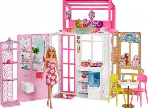 Barbie Kompaktowy domek + lalka (HCD48) 2
