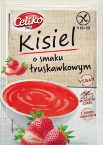 Celiko Kisiel o smaku truskawkowym 40 g 1