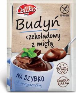 Celiko Budyń na szybko czekoladowy z miętą i magnezem 37 g 1
