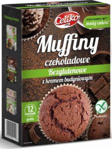 Celiko Muffiny czekoladowe z kremem budyniowym 310 g 1