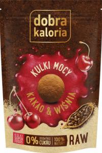 KUBARA Ciasteczka-kulki mocy Kakao&Wiśnia bez cukru 58 g 1
