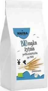 Naura Mąka żytnia pełnoziarnista typ 2000 BIO 1 kg 1